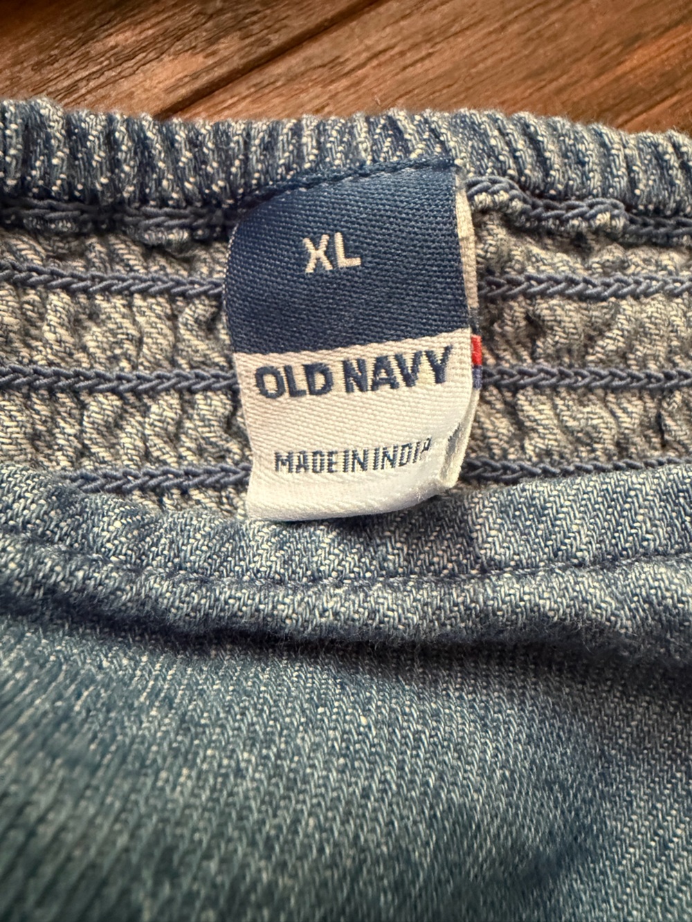 Old Navy Cotton Denim Square Neck Midi Dress - Picture 6 of 13